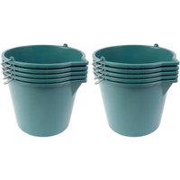 Prosperplast - Baueimer 16L schwarz 10 Stück Maurereimer Zementeimer Wassereimer Schutteimer Prosperplast - Baueimer 16L schwarz 10 Stück Maurereimer Zementeimer Wassereimer Schutteimer von Prosperplast