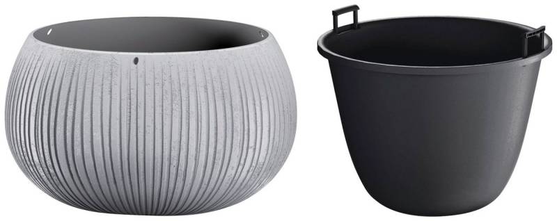 Prosperplast Blumentopf Beton Bowl (1 St), Ø37cm x 21,8cm von Prosperplast