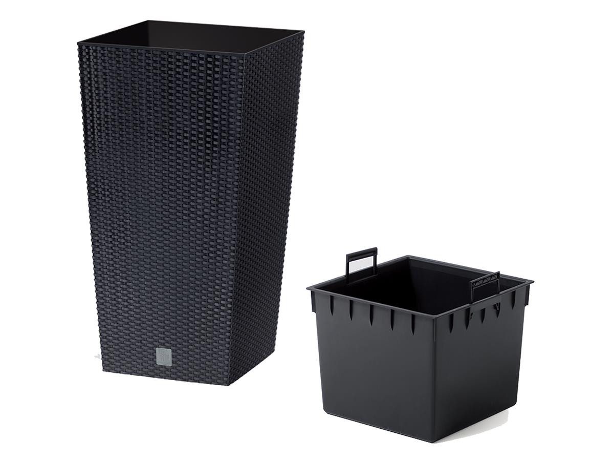 Prosperplast Blumentopf Rato Square (50 cm), inkl. Einsatz von Prosperplast