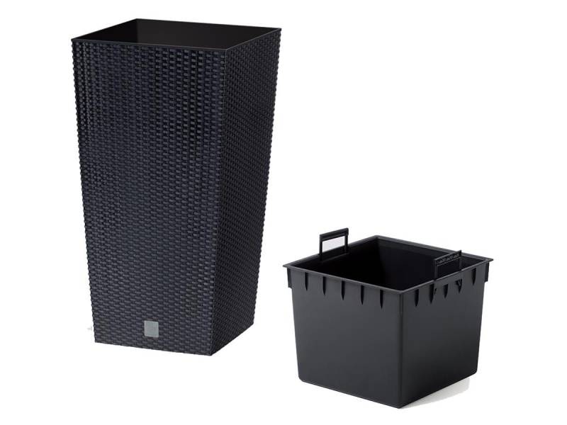 Prosperplast Blumentopf Rato Square (50 cm), inkl. Einsatz von Prosperplast