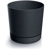 Prosperplast Blumentopf TUBO P Eco Wood Anthrazit 17,8 cm von Prosperplast