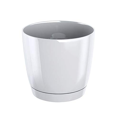 Prosperplast Blumentopf kunststoff COUBI, Weiß - 12x12x11 cm von Prosperplast