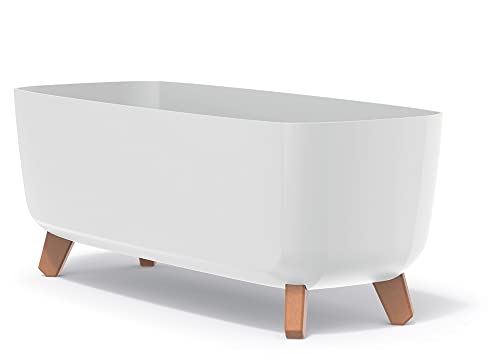 Prosperplast Gracia Case Rechteckiger Blumentopf - 24 x 58 x 23,5 cm -für Innen und Außen - Pflanztopf - Wetterfester Garten-Pflanztopf mit Abnehmbare Prosperplast Gracia Case Rechteckiger Blumentopf - 24 x 58 x 23,5 cm -für Innen und Außen - Pflanztopf - Wetterfester Garten-Pflanztopf mit Abnehmbare von Prosperplast
