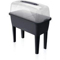 Prosperplast Hochbeet RESPANA PLANTER anthrazit Kunststoff B/H/L: ca. 38,7x82x77 cm von Prosperplast