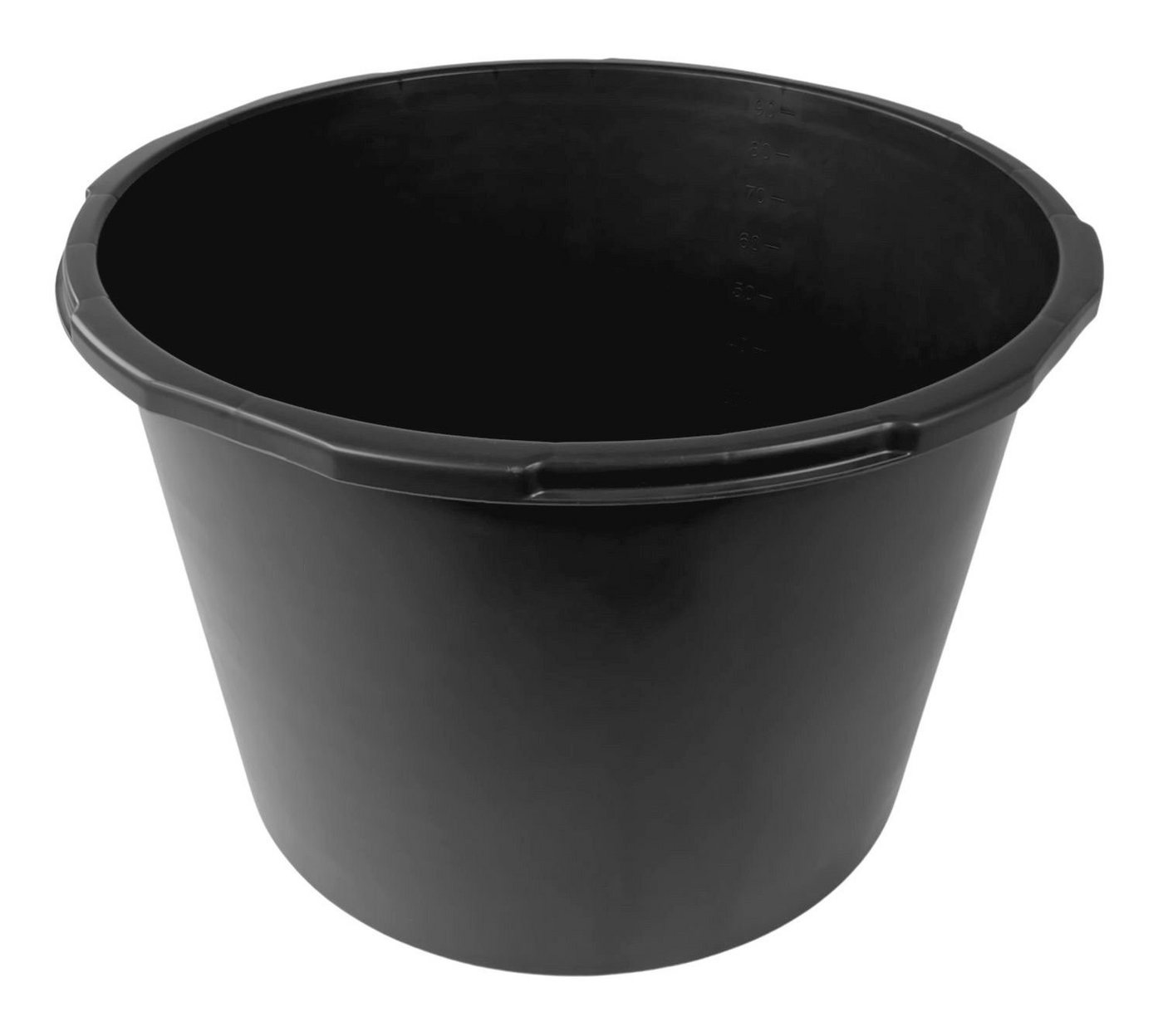 Prosperplast Mörtelkübel Baukübel 90 Liter mit Innenskala schwarz Mörtelkübel Zementwanne Maure von Prosperplast