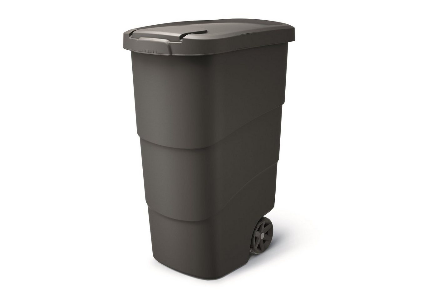 Prosperplast Mülleimer Wheeler, 90L Müllbehälter mit Rädern von Prosperplast