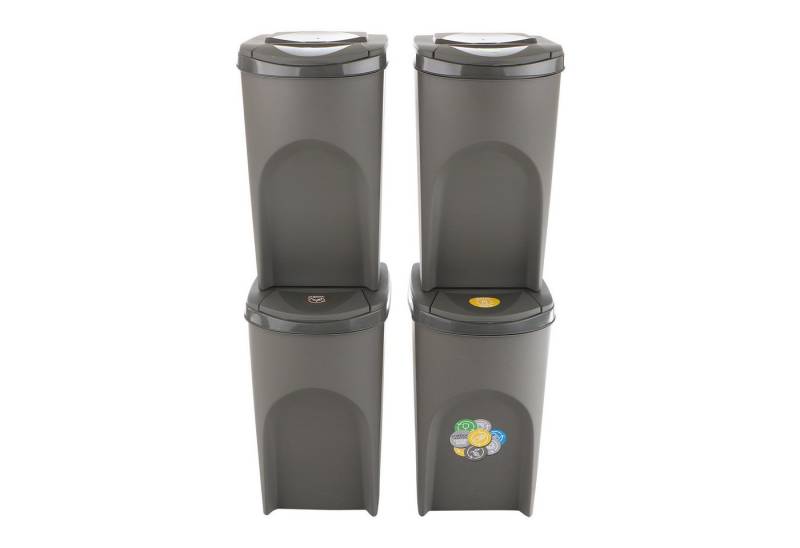 Prosperplast Mülltrennsystem Satz Mülltrennungsbehälter 4x35L, Abfallsortierkörben Prosperplast Mülltrennsystem Satz Mülltrennungsbehälter 4x35L, Abfallsortierkörben von Prosperplast