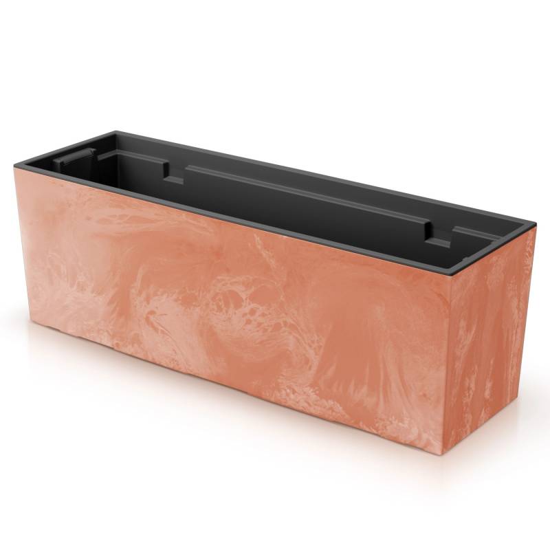 Prosperplast Pflanzkasten Urbi Beton Effect 12 L Terracotta von Prosperplast