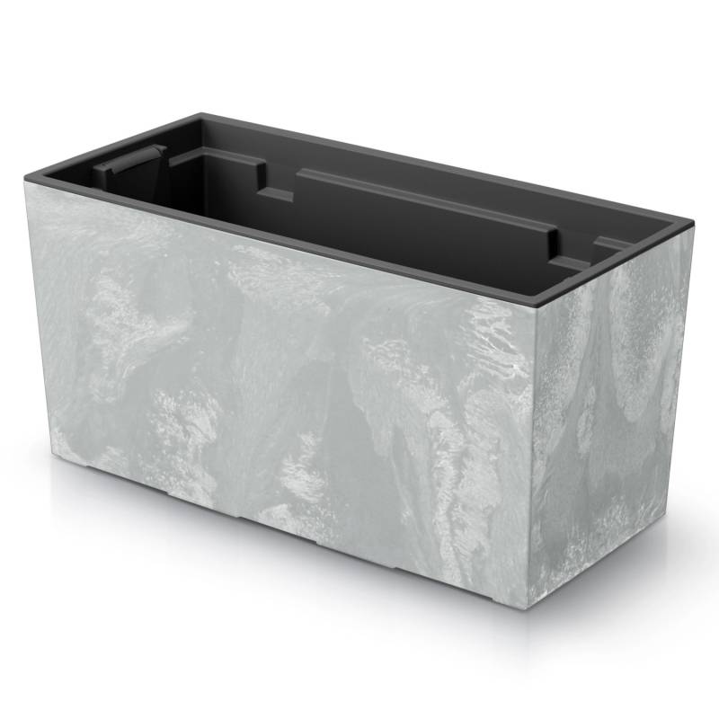 Prosperplast Pflanzkasten Urbi Beton Effect 8 L Hellgrau von Prosperplast