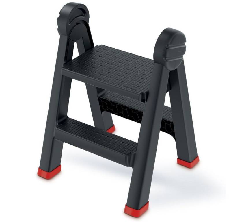 Prosperplast Trittleiter Kistenberg Titan Leiter Tritt Doppelstufig KLD4565 Werkstattleiter von Prosperplast