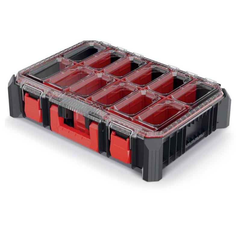 Prosperplast Werkzeugkoffer Kistenberg Organizer MSX 40 HIGH Kleinteilemagazin mit Trennstegen von Prosperplast