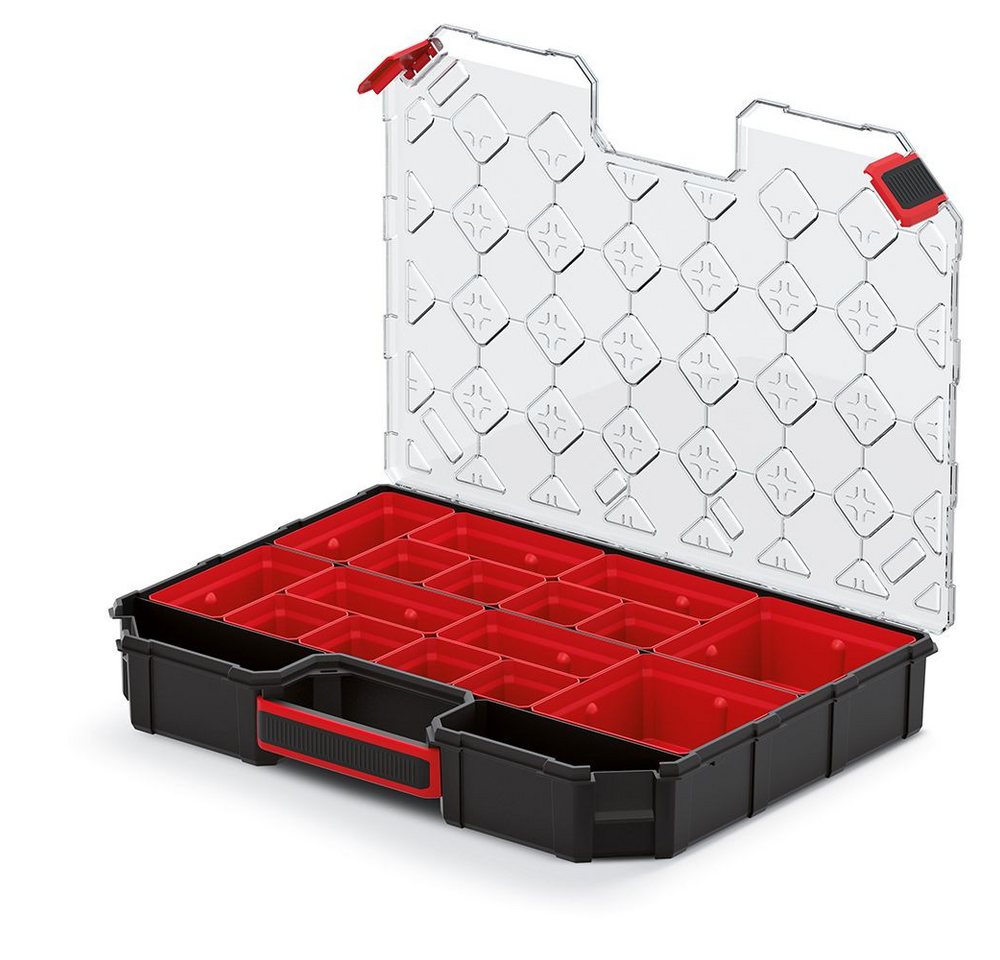 Prosperplast Werkzeugkoffer Kistenberg Sortimentsbox TAGER CARBO ORGANIZER KTGC40306B mit Bechern Prosperplast Werkzeugkoffer Kistenberg Sortimentsbox TAGER CARBO ORGANIZER KTGC40306B mit Bechern von Prosperplast