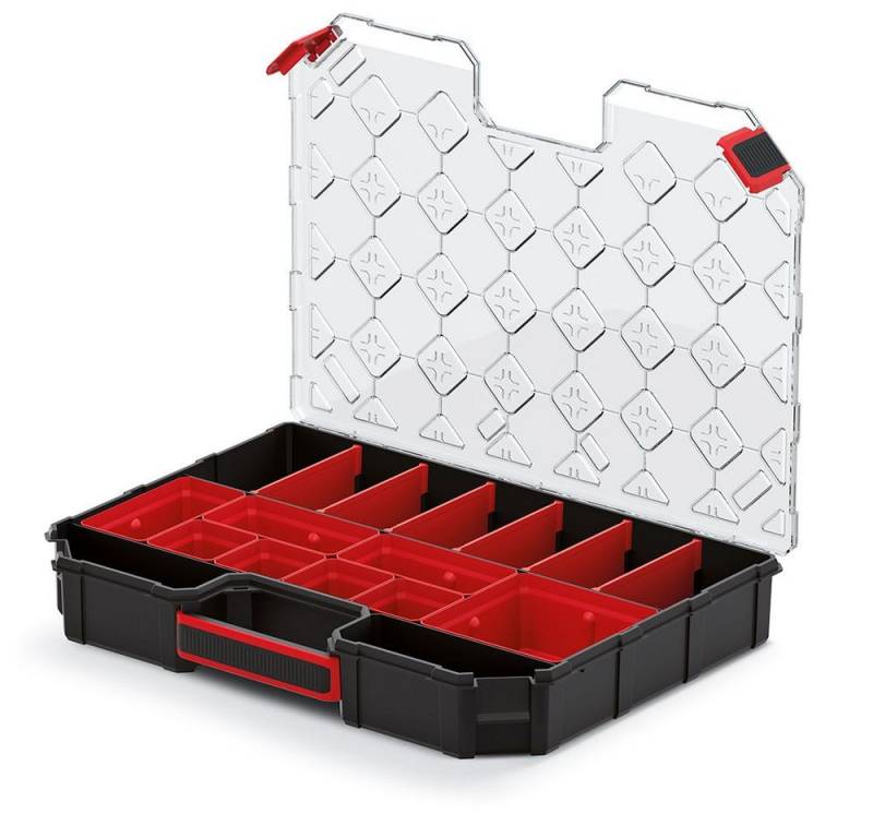 Prosperplast Werkzeugkoffer Kistenberg Sortimentsbox TAGER CARBO ORGANIZER KTGC40306BS Bechern + T von Prosperplast