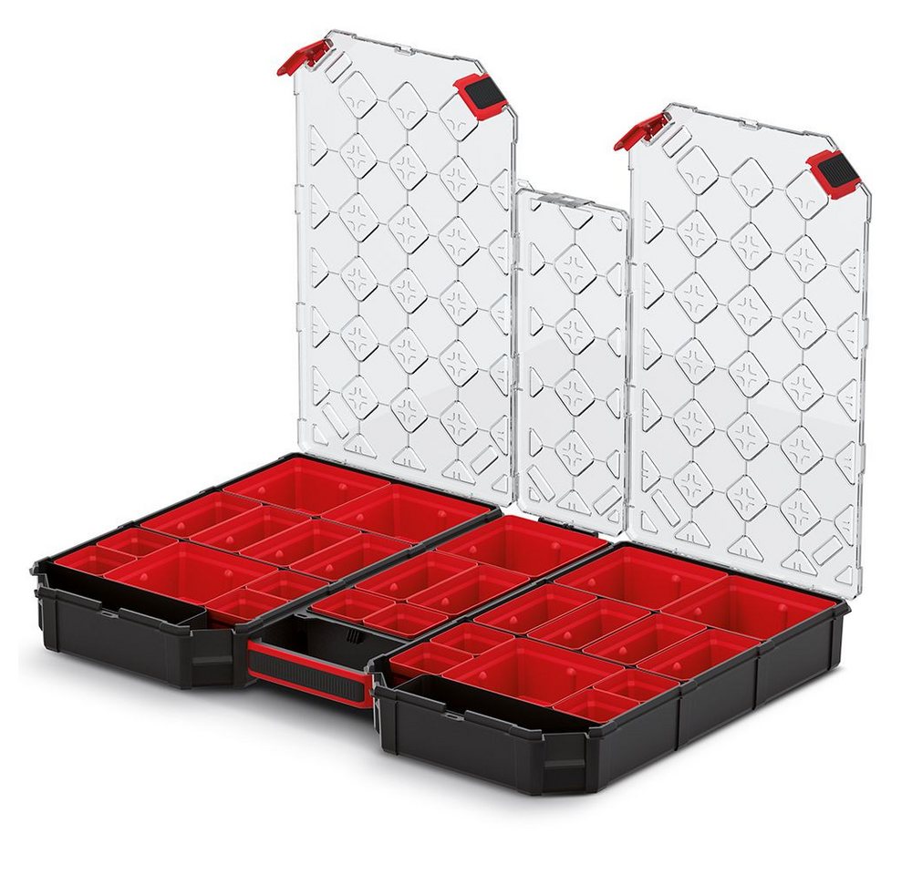 Prosperplast Werkzeugkoffer Kistenberg Sortimentsbox TAGER CARBO ORGANIZER KTGC60406B mit Bechern Prosperplast Werkzeugkoffer Kistenberg Sortimentsbox TAGER CARBO ORGANIZER KTGC60406B mit Bechern von Prosperplast