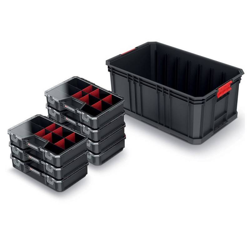 Prosperplast Werkzeugkoffer Kistenberg Sortimentskasten-Set MODULAR SOLUTION 20R mit 7 Organizer Prosperplast Werkzeugkoffer Kistenberg Sortimentskasten-Set MODULAR SOLUTION 20R mit 7 Organizer von Prosperplast