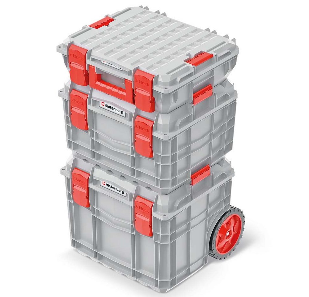 Prosperplast Werkzeugkoffer Kistenberg Werkzeugkisten-Set C BLOCK PRO Cool Grey Prosperplast Werkzeugkoffer Kistenberg Werkzeugkisten-Set C BLOCK PRO Cool Grey von Prosperplast