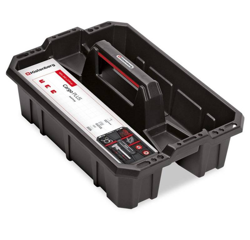 Prosperplast Werkzeugkoffer Kistenberg Werkzeugtrage CARGO PLUS 40 mit Fächern KCA40S von Prosperplast