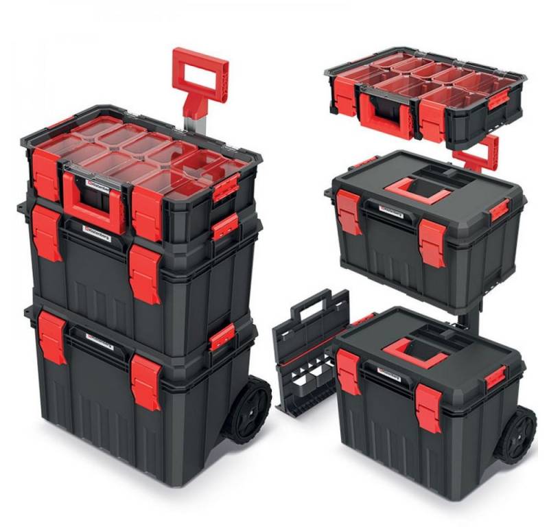 Prosperplast Werkzeugkoffer Kistenberg Werkzeugtrolley MODULAR SOLUTION SET Werkzeugkasten mit Org Prosperplast Werkzeugkoffer Kistenberg Werkzeugtrolley MODULAR SOLUTION SET Werkzeugkasten mit Org von Prosperplast