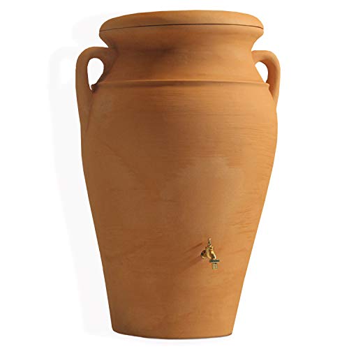 Regentonne Amphore Regenwassertank Helena 300 Liter Terracotta aus UV- und witterungsbeständigem Material. Regenfass BZW. Regenwassertonne mit kindersicherem Deckel und hochwertigen Messinggewinde Regentonne Amphore Regenwassertank Helena 300 Liter Terracotta aus UV- und witterungsbeständigem Material. Regenfass BZW. Regenwassertonne mit kindersicherem Deckel und hochwertigen Messinggewinde von Prosperplast