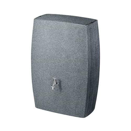 Regentonne eckig Regenwassertank Pietra 270L UV-und witterungsbeständigem Material. Frostsichere Regenwassertonne Deckel und Zwei 3/4 Zoll Gewinde Regentonne eckig Regenwassertank Pietra 270L UV-und witterungsbeständigem Material. Frostsichere Regenwassertonne Deckel und Zwei 3/4 Zoll Gewinde von Prosperplast