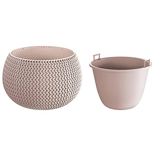 Corino Bruna Vase SPLOFY 37 cm Sand 37/M9 von Prosperplast