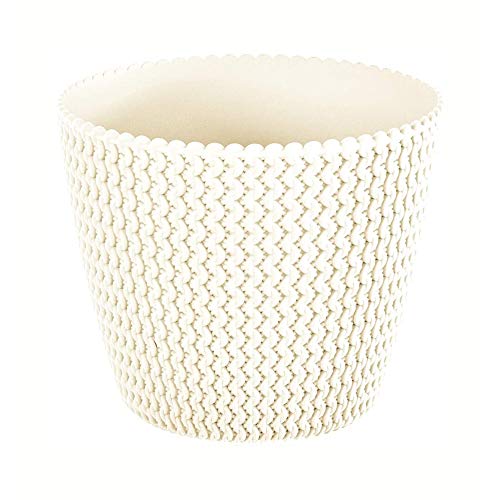 Runder Pot 28,2l Prosperplast Splofy von Cremefarben Kunststoff, Ø39.1 x 33 cm von Prosperplast