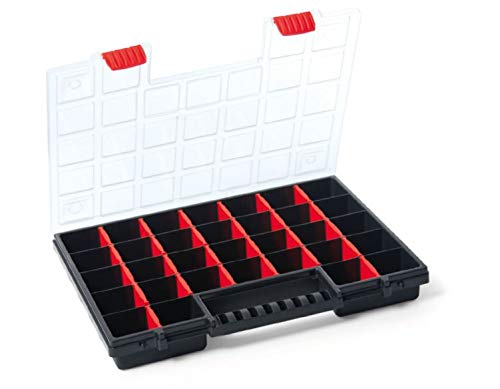 Sortimentskasten Sortimentsbox Werkzeug-Organiser Sortierbox Kleinteilemagazin Kunststoff 399 x 303 x 50 mm (LxBxH) von Prosperplast
