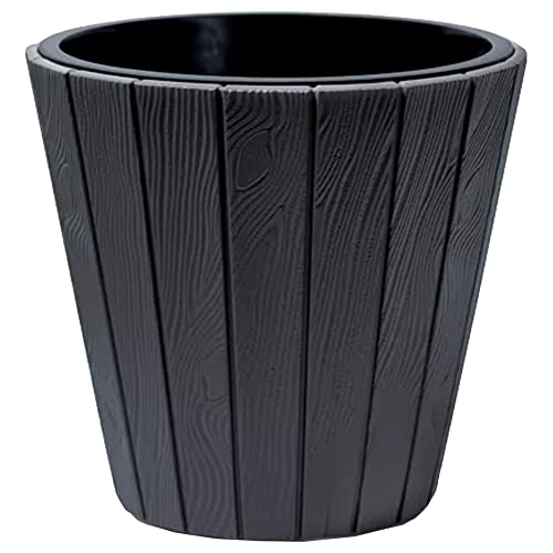 Topf WOODE 54L, Abmessungen (mm) 488x488x457, Farbe Anthrazit von Prosperplast