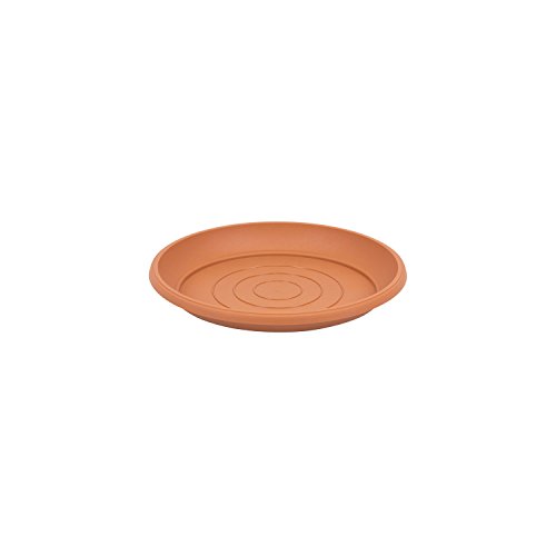 Universal Blumentopfuntersetzer Untersetzer D 90 mm terracotta Kunststoff von Prosperplast