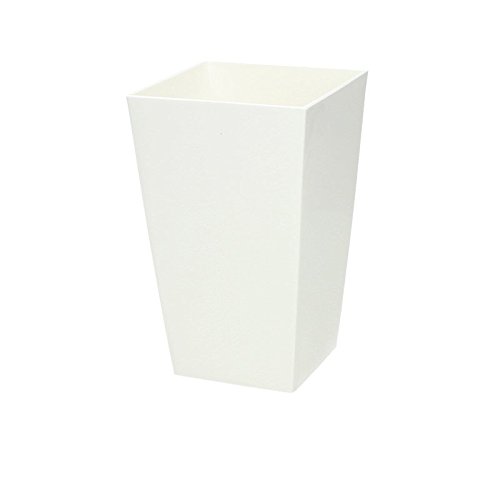 Urbi High Pot 2 Liter, Plastik, 12,6 x 12,6 x 20 cm in Weiß von Prosperplast