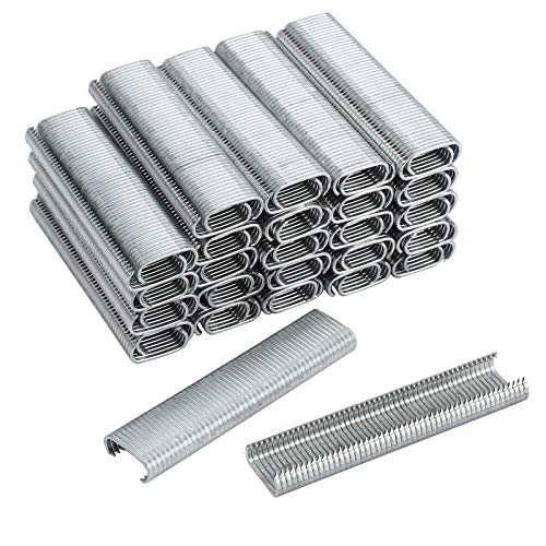 Proster 2500 Stücke C Typ Verzinktem Stahl Heftklammern Clips Hogrings für C7 Auto Feed Fechten Hog Ring Gun von Proster