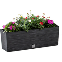 Powertec Garden Blumenkasten "Florenz" - ca. 18 Liter, Anthrazit  von Protanic