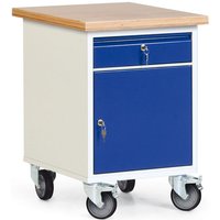 Protaurus Werkstatt-Rollcontainer mit Schrank, 1 Schublade und 35mm Multiplexplatte Protaurus Werkstatt-Rollcontainer mit Schrank, 1 Schublade und 35mm Multiplexplatte von Protaurus