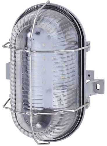 LED-Ovalleuchte Grau Glas 8W PROTEC.CLASS PLEDOVG8W von Protec.class