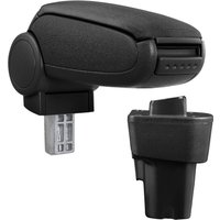 Pro.tec - Mittelarmlehne Kia Picanto 2 mit Staufach Textil Schwarz von PRO.TEC