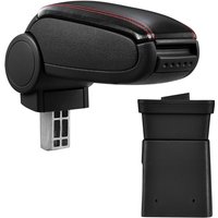 Pro.tec - Mittelarmlehne Dacia Logan mit Staufach Kunstleder Schwarz mit roten Nähten Pro.tec - Mittelarmlehne Dacia Logan mit Staufach Kunstleder Schwarz mit roten Nähten von PRO.TEC