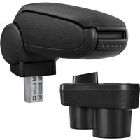 Pro.tec - Mittelarmlehne Skoda Rapid mit Staufach Textil Schwarz von PRO.TEC