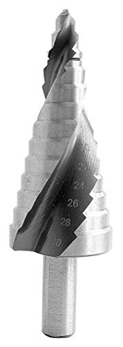 Proteco-Werkzeug® HSS Titan TIN TIAlN Profi Stufenbohrer Mehrstufenbohrer Schälbohrer Konusbohrer Metallbohrer 6-30 mm von Proteco-Werkzeug