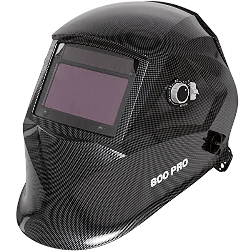 Proteco-Werkzeug® PRO 800 Automatik Schweißhelm XXL Sichtfeld Solar Schweisshelm Schweissmaske Schweißschild Automatikhelm AKTION inkl. 10 Ersatzscheiben in unserem Shopwert von € 29,50 von Proteco-Werkzeug