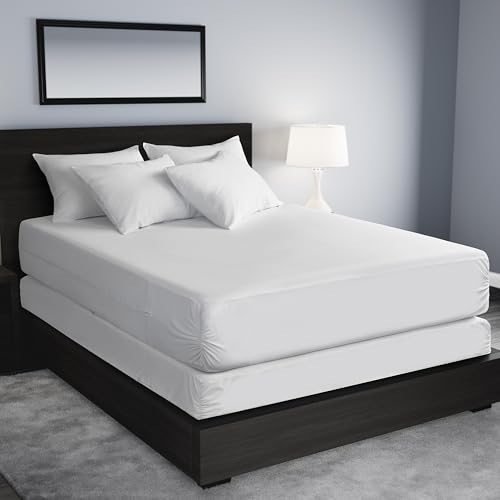 Protect-A-Bed Essential Boxspring Encasement mit Reißverschluss, Twin XL, geräuschlos, geruchsresistent, Bettwanzen- und Hausstaubmilbenresistent, 100% wasserdichte Oberseite, maschinenwaschbar Protect-A-Bed Essential Boxspring Encasement mit Reißverschluss, Twin XL, geräuschlos, geruchsresistent, Bettwanzen- und Hausstaubmilbenresistent, 100% wasserdichte Oberseite, maschinenwaschbar von Protect-A-Bed