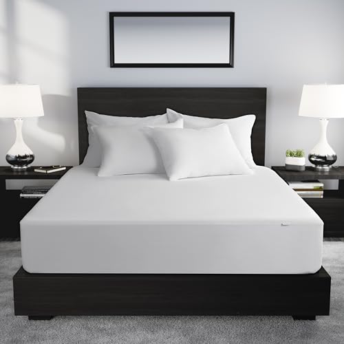 Protect-A-Bed Essential Matratzenschoner, vollständig, milbenresistent, geräusch- und geruchsresistent, 100% wasserdichte Oberseite, maschinenwaschbar, passend für Matratzen von 27,9-45,7 cm Protect-A-Bed Essential Matratzenschoner, vollständig, milbenresistent, geräusch- und geruchsresistent, 100% wasserdichte Oberseite, maschinenwaschbar, passend für Matratzen von 27,9-45,7 cm von Protect-A-Bed