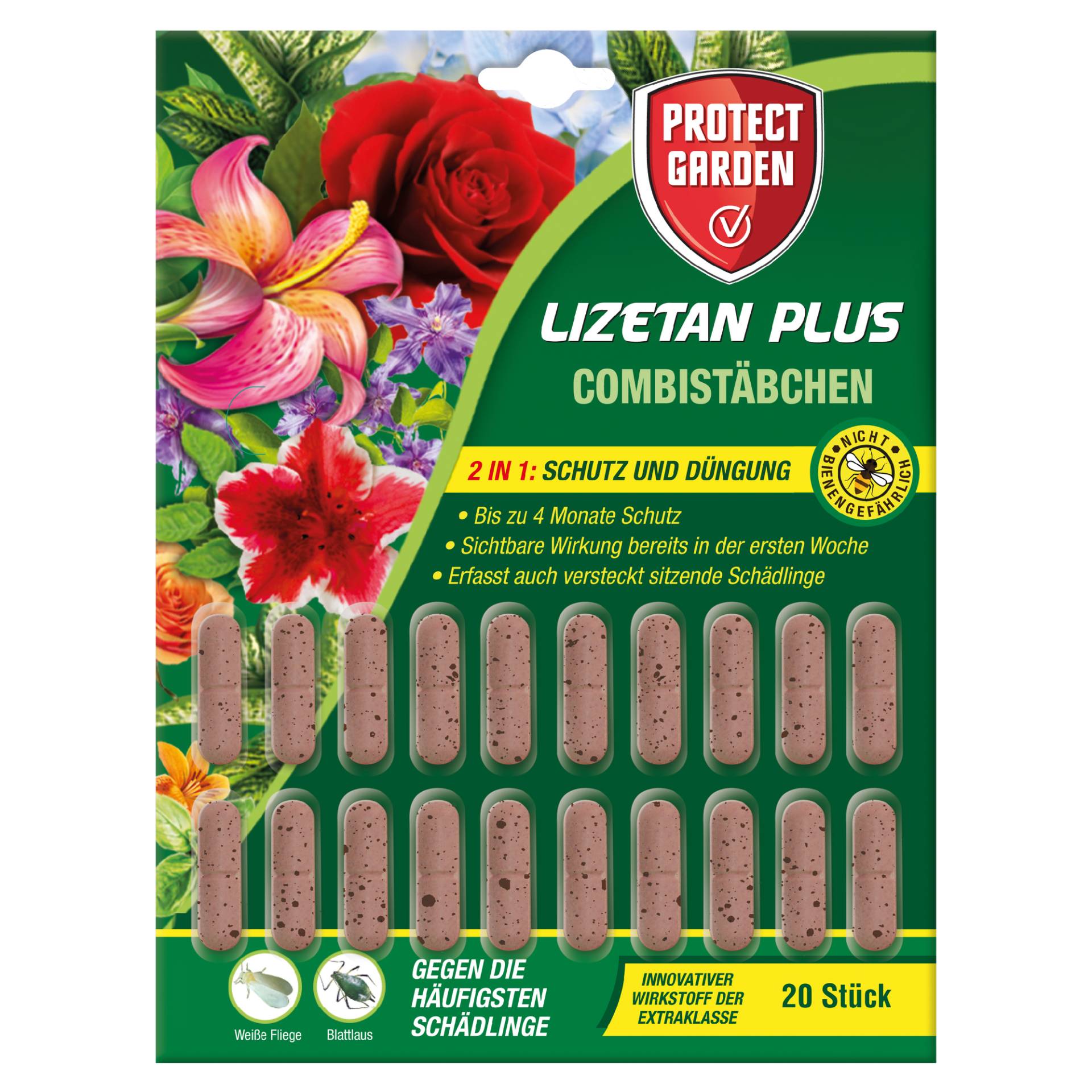 Protect Garden Düngestäbchen 'Lizetan Plus' Combistäbchen 20 Stück Protect Garden Düngestäbchen 'Lizetan Plus' Combistäbchen 20 Stück von Protect Garden
