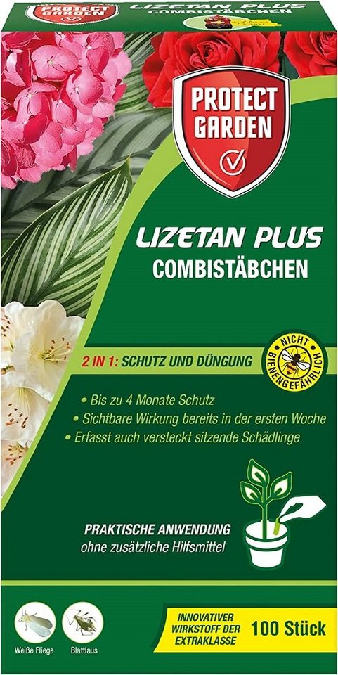 Protect Garden Insektenvernichtungsmittel Protect Garden Lizetan Plus Combistäbchen 100 Stück Schutz und Dünger von Protect Garden