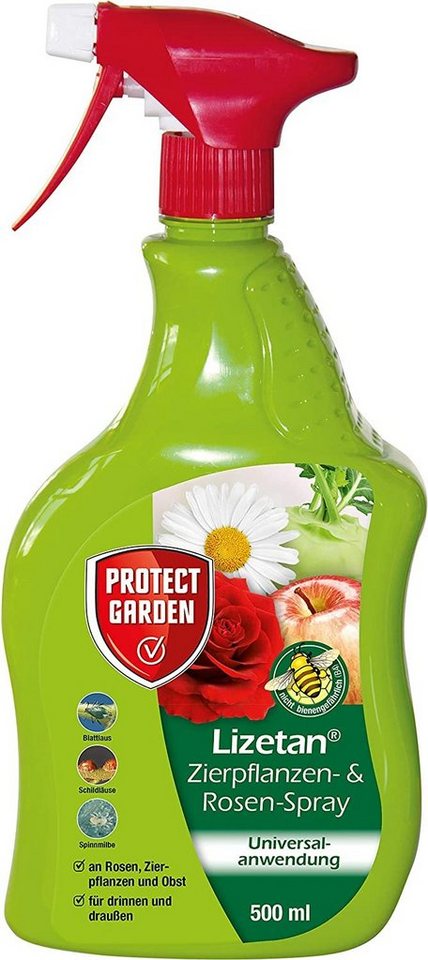 Protect Garden Insektenvernichtungsmittel Protect Garden Lizetan Zierpflanzen & Rosenspray AF 500 ml, 500 ml von Protect Garden