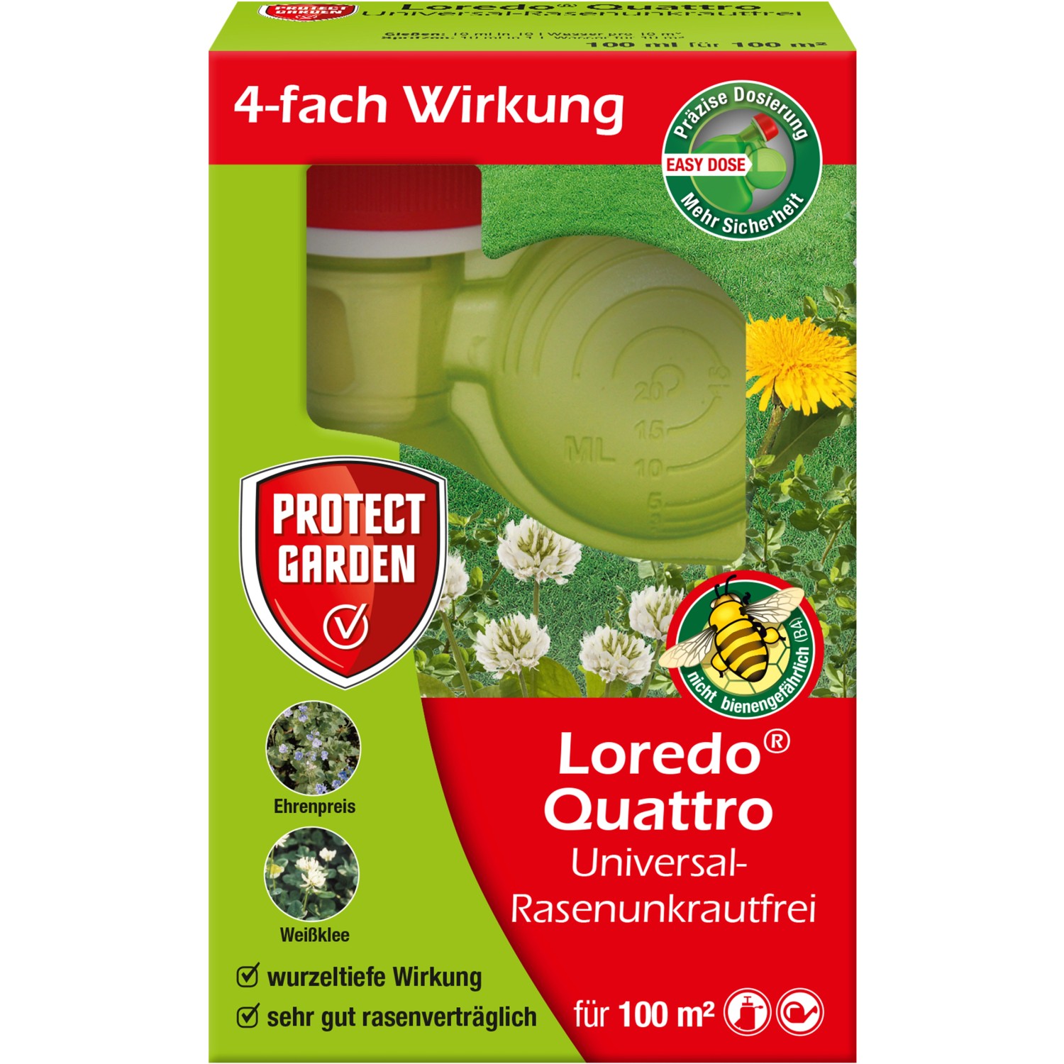 Protect Garden Universal-Rasenunkrautfrei Loredo Quattro 100 ml von Protect Garden