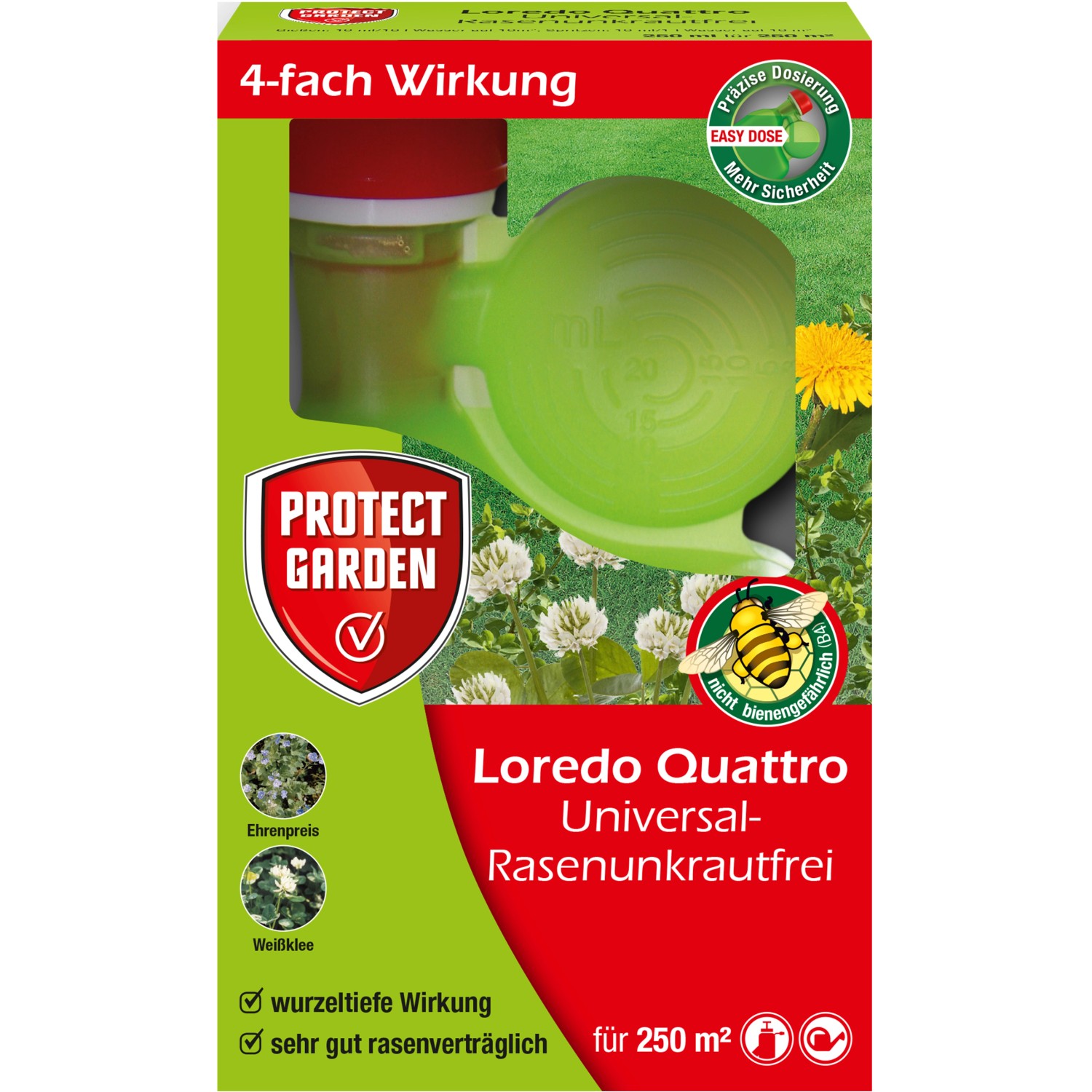 Protect Garden Universal-Rasenunkrautfrei Loredo Quattro 250 ml von Protect Garden