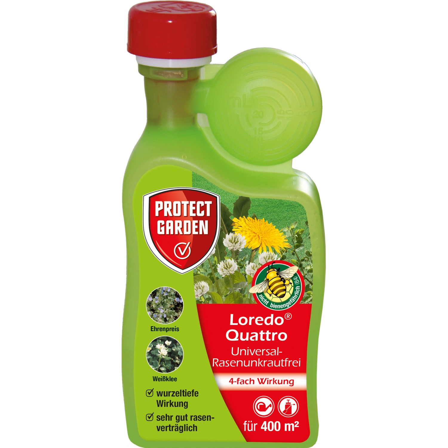 Protect Garden Universal-Rasenunkrautfrei Loredo Quattro 400 ml von Protect Garden