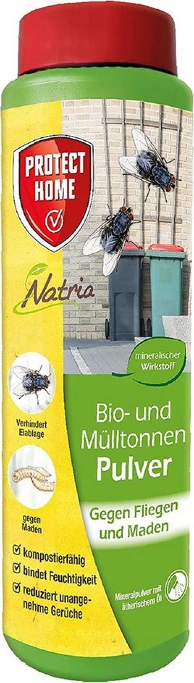 Protect Home Biotonnenpulver Protect Home Natria Bio-& Mülltonne Pulver 500 g gegen Fliegen Maden von Protect Home