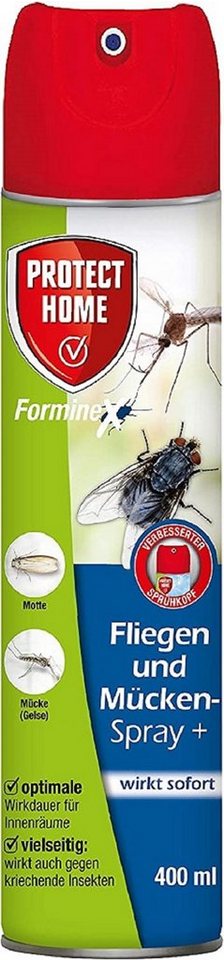 Protect Home Insektenspray Protect Home Forminex Fliegen- u. Mücken Spray+ 400ml, 400 ml von Protect Home