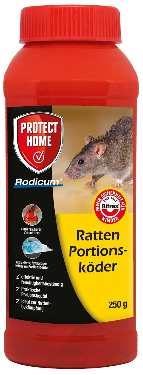 Protect Home Rodicum Ratten Portionsköder 250 g von Protect Home